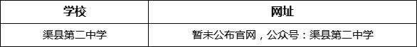 達州市渠縣第二中學網址是什么？